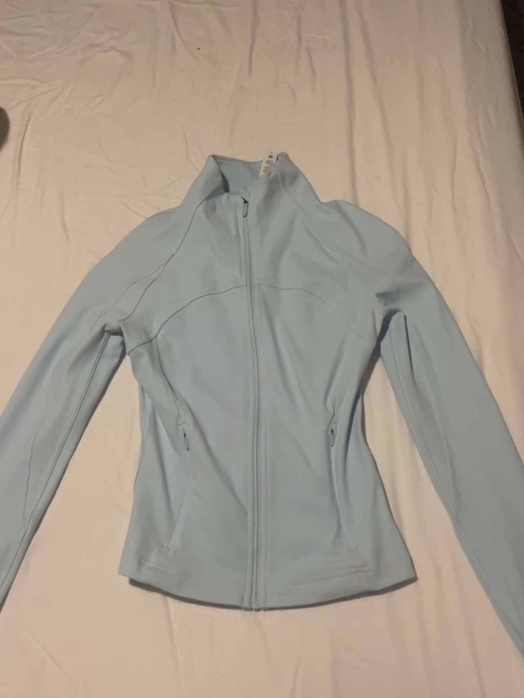 Lululemon Athletica Pale Blue Full-Zip Utility Jacket